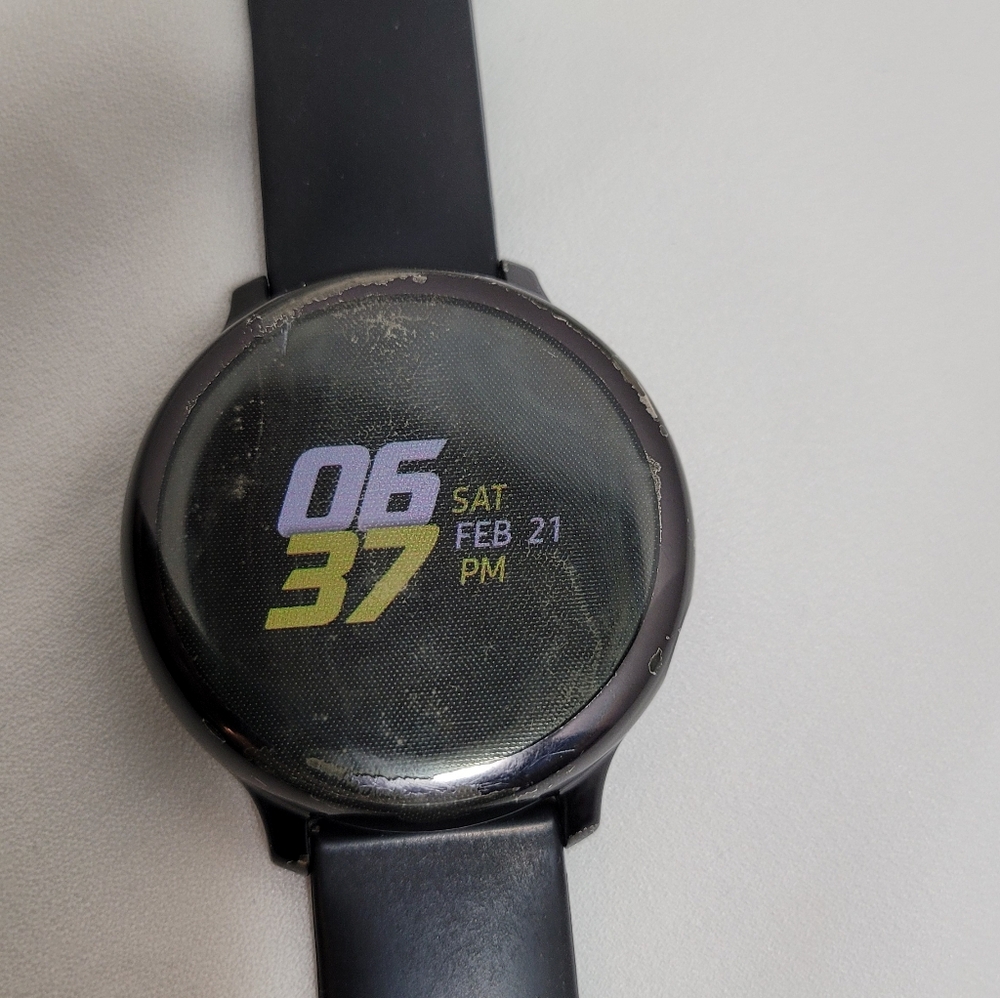 Samsung Galaxy Watch Active 2 44mm Smartwatch Black Read Description Battery